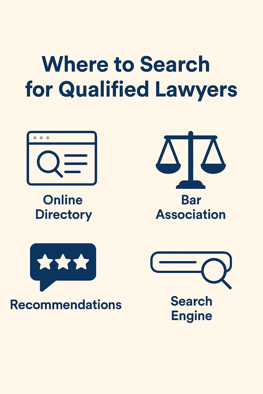 Where to Search for Qualified Lawyers