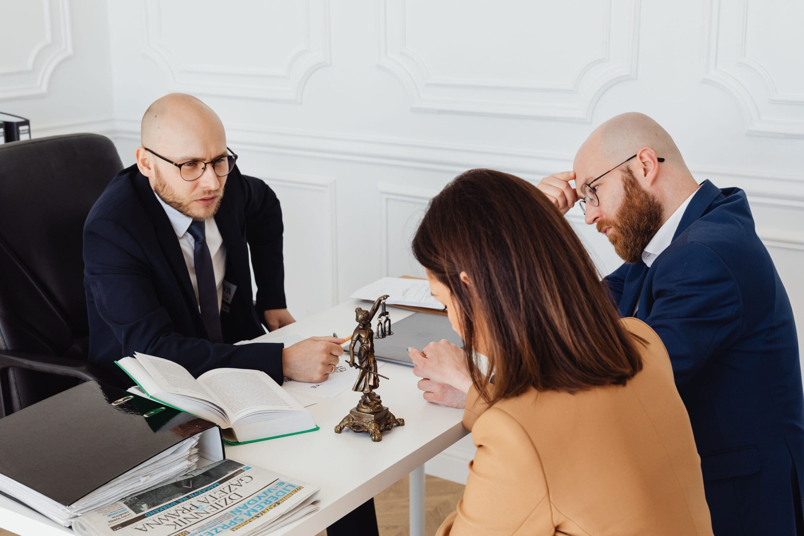 A criminal defense attorney meets with a client to discuss their case in Sunrise Manor, Nevada